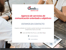 Tablet Screenshot of oweb.es